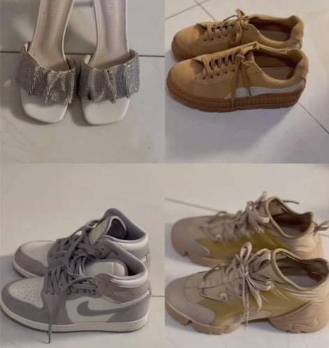 每双鞋都穿不超过5次 全部37码，标准码。...