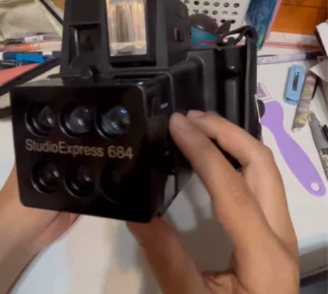 全网唯一一台宝丽来六眼相机，polaroi...