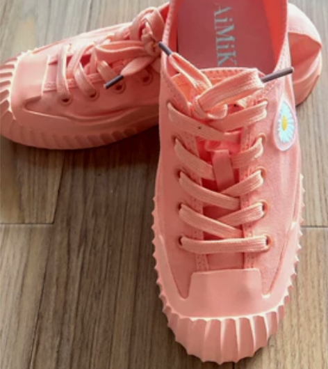 全新38码春夏款帆布鞋，内长240，橘色，...