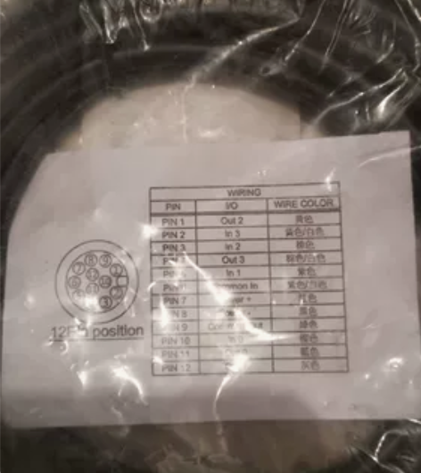 M12航空母头 屏蔽连接线12芯 工业相机...