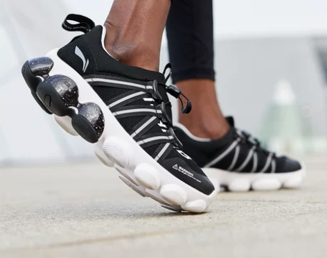 李宁跑步鞋男鞋官方新款跑鞋轻便透气黑色鞋子...