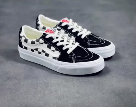 VANS SK8-LOW 经典黑白/棋盘格...