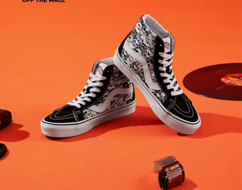 Vans范斯官方 SK8-Hi卡通印花侧边...