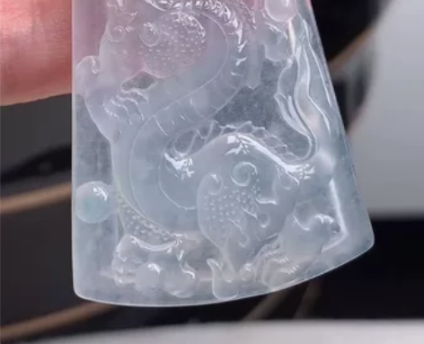 【白冰龙牌】实价走平台 ，天然A货翡翠老坑...