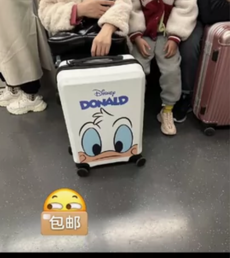 Disney/迪士尼同款行李箱女20寸小型...