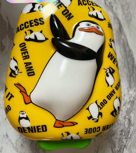 迪士尼3D马达加斯加企鹅旅行箱小学生拉杆书...