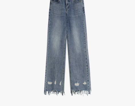 DREAM SEVEN77 破洞牛仔裤女2...