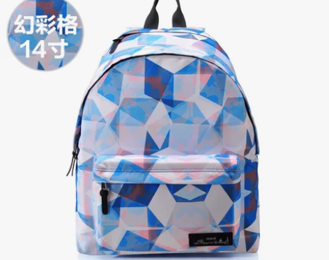 米熙双肩包女韩版潮学院风书包中学生休闲女包...