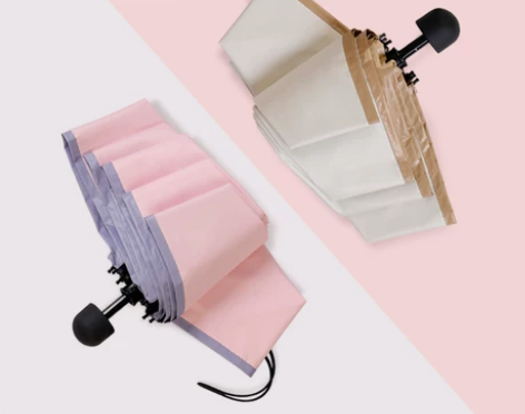 彩胶太阳伞遮阳防晒防紫外线upf50超轻