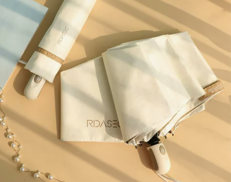 纯色三折全自动伞加大抗风彩胶男女防晒防紫外...