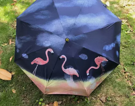 香港专柜正品晴雨两用非全自动五折迷你口袋手...