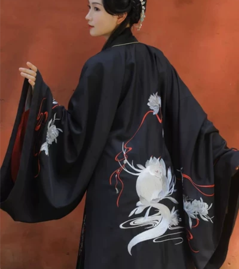 兰若庭 乘黄披风黑色s全新