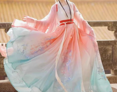 裳云兮【肥啾】原创汉服女对襟齐腰襦裙重工刺...