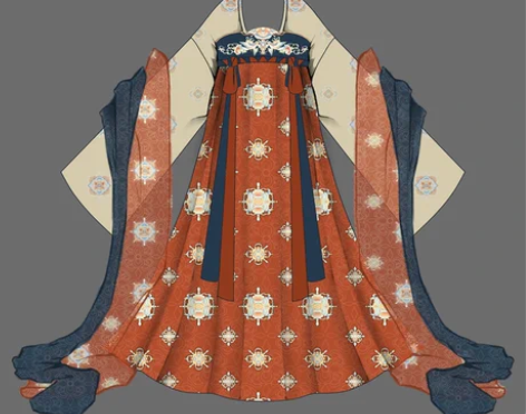 霓裳阁鸟庭墨香唐制汉服女复原风齐胸襦