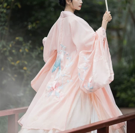 柒邑原创汉服女【西楼月】 绿色比甲M码 一...