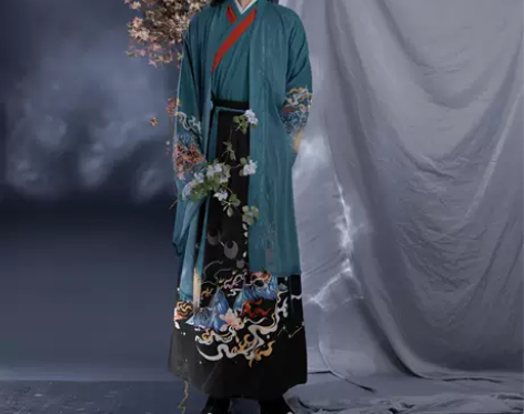 孤鲤原创【雲中鹿】宋制汉服男仙气飘逸春夏中...