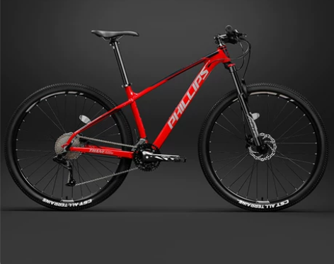 菲利普山地车自行车成人单车高端男女变速双碟...