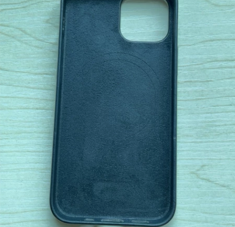 IPhone苹果 13mini皮革午夜色皮...