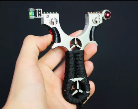 弹弓不锈钢金属户外成人实战加厚扁皮筋组单工...