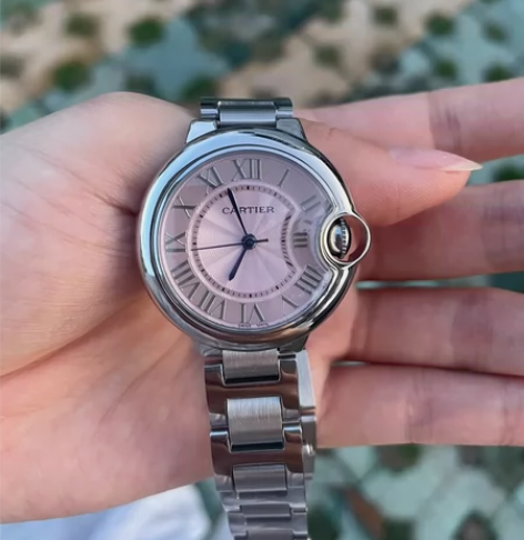 粉气球手表 全新无划痕 仅试戴一次不喜欢 ...