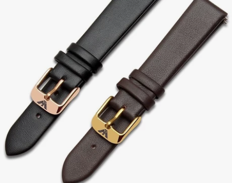 阿玛尼手表带薄平纹无纹AR1677/191...