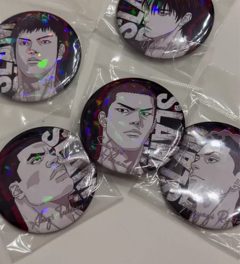 一套五个的价格 灌篮高手 吧唧 58mm吧...