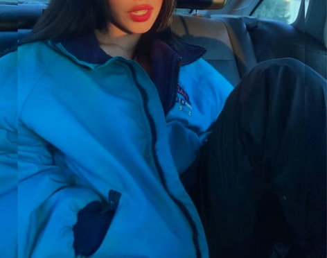 美式复古克莱因蓝字母刺绣加厚棒球棉服秋冬婋...