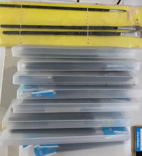 狼毫极细勾线笔软头绘画颜料丙烯油画国画水彩...