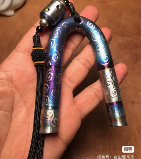 钛合金弹弓最新版钛合金v形弓，尺寸14/7...