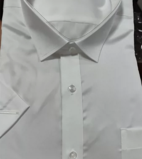 海澜之家纯白色男士商务衬衫，短袖、长袖款都...