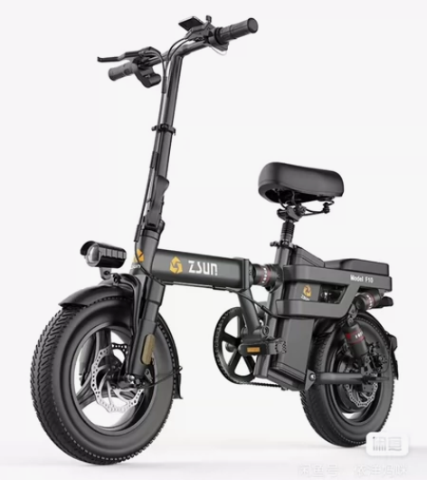 德国尊尚折叠电动自行车锂电池电瓶车电动车男...