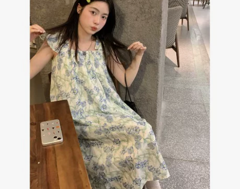 PPHOME法式甜心~甜美少女感飞飞袖宽松...