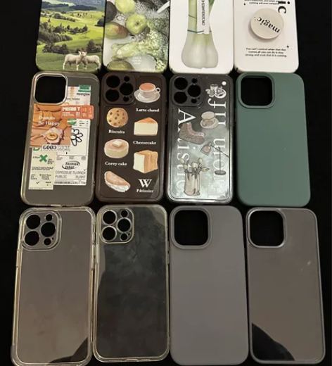 13pro max  手机壳?2张全新的闪...