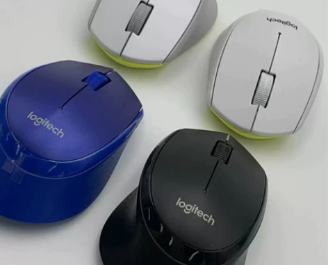 罗技（Logitech）M330 轻音鼠标...