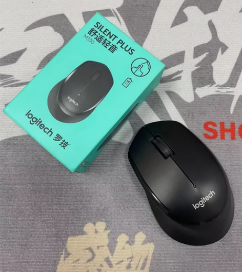 罗技（Logitech）M330 静音鼠标...