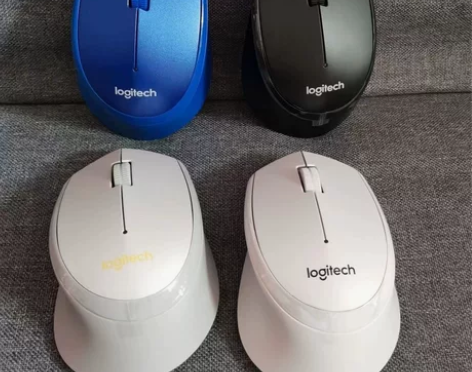 罗技（Logitech）M330 轻音鼠标...