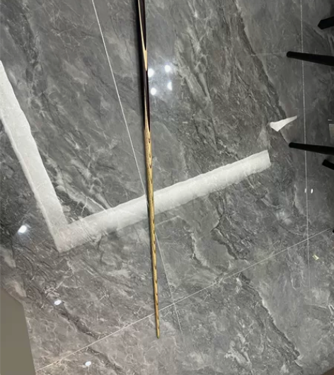 10MM黑标牌单节台球杆 球房会员公杆 小...