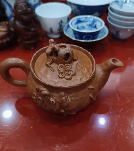 日本万古烧 手捏青蛙后手急需,田岛胜三作 ...
