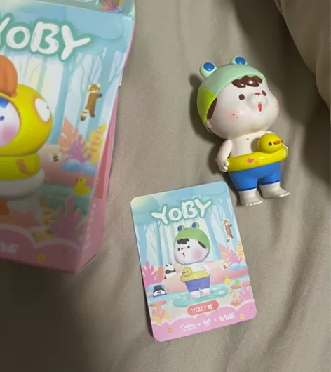 yoby盲盒 蛙 线下店购买保正 不退不换...