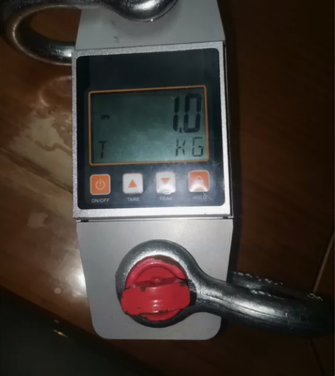 数显吊榜，数显拉力计，1000kg。功能正...