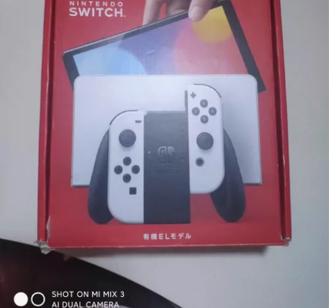 switchOLED白色 一张256g闪迪...