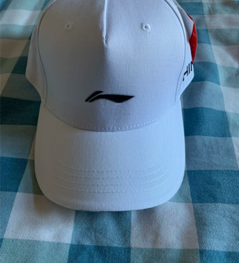 中国李宁赞助中国国家队全新白色遮阳帽子一个...