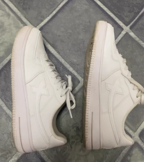 特步小白鞋空军一号 正品  40码 6月9...