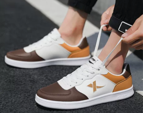 特步板鞋男鞋2022韩版潮流休闲鞋防水正品...