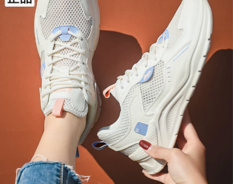 361女鞋跑步鞋2023春夏新款网面透气3...