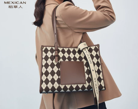 稻草人包包女士手提包品牌女包时尚小众高级感...