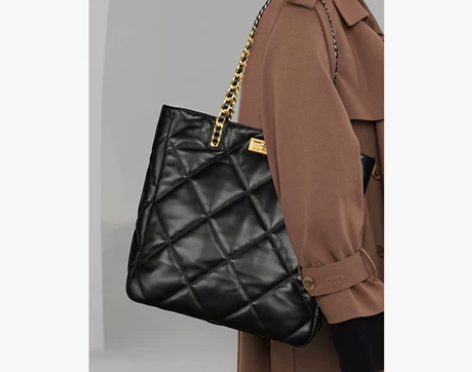 SHEPOK真皮托特包女大容量2023新款...