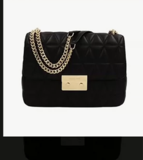 MK 经典款 Sloan 羊皮革菱格链条包...