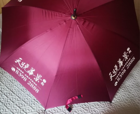 24骨新款长柄雨伞（带标语），加大加厚，结...