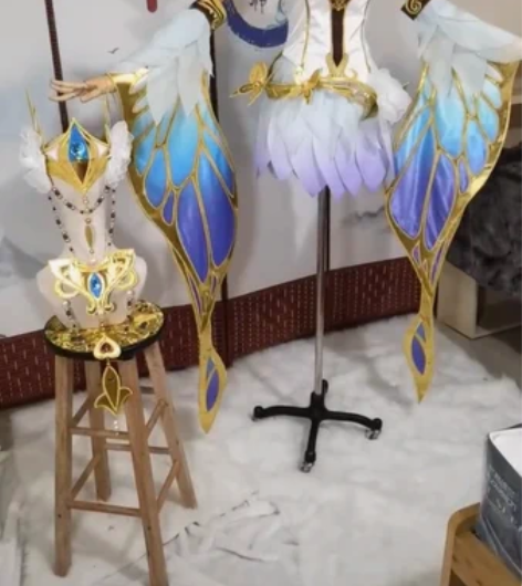 宫灯炜家定制，全刺绣，王者荣耀貂蝉cos新...